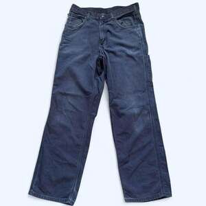 Carhartt FRB159-DNY Flame Resistant Carpenter Pants Navy Blue 33x32